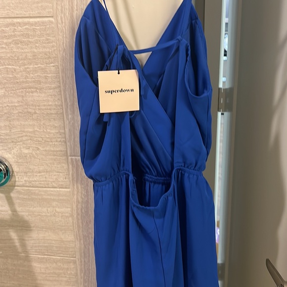 Superdown Blue Romper - XS (NEW) - Picture 4 of 4
